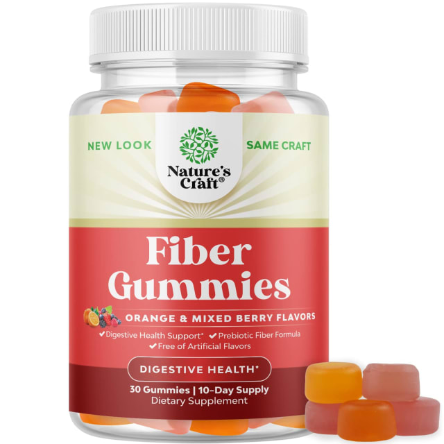Tasty Prebiotic Fiber Gummies for Adults - High Fiber Supplement Gummies Vitamins for Adults with Prebiotic Soluble Chicory Root for Immunity and Digestive Support - Non GMO Vegan Halal 30 Count