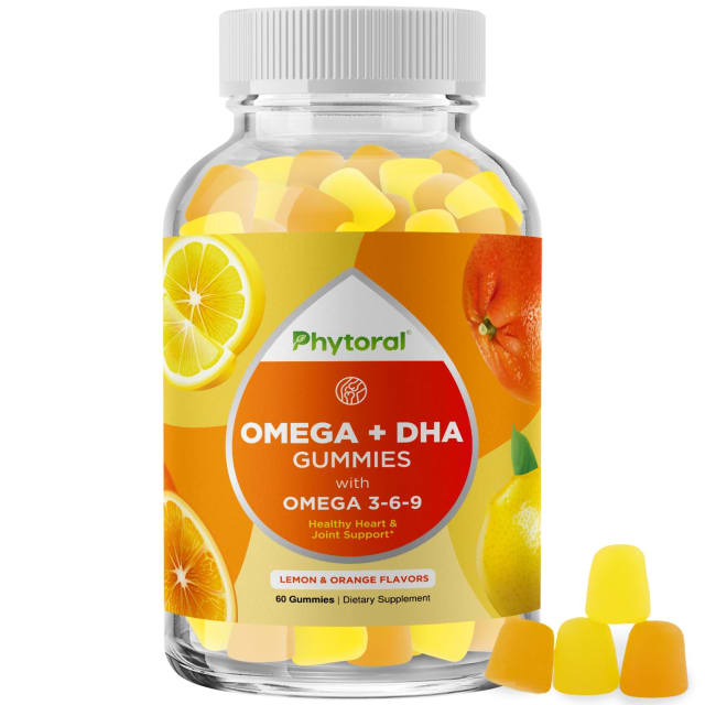 DHA Omega 3 Gummies for Adults - Delicious Chia Seed for Brain Omega 3 6 9 Supplement for Inflammation, Energy & Insulin - Vegetarian Essential Fatty Acid Supplements for Immune Support - 60 Chews | Omega-3 DHA Omega 3 Gummies for Adults - Delicious Chia Seed for Brain Omega 3 6 9 Supplement for Inflammation, Energy & Insulin - Vegetarian Essential Fatty Acid Supplements for Immune Support - 60 Chews - Omega-3