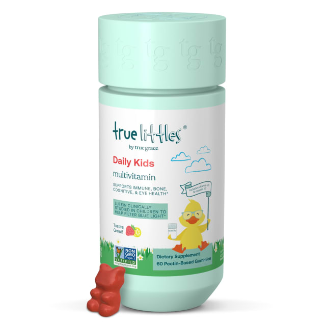 True Grace True Littles Daily Kids Multi - 60 Pectin Gummies - Immune, Cognitive, Bone & Eye Support - Clinically Studied Lutemax Kids Lutein & Vitamin D3 + K2 - Allergen Free & Vegan - 60 Servings | Elderberry True Grace True Littles Daily Kids Multi - 60 Pectin Gummies - Immune, Cognitive, Bone & Eye Support - Clinically Studied Lutemax Kids Lutein & Vitamin D3 + K2 - Allergen Free & Vegan - 60 Servings - Elderberry
