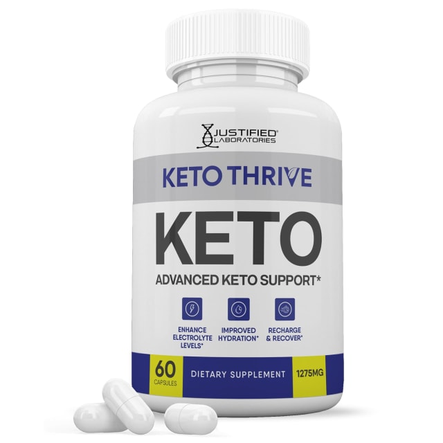 Keto Thrive Keto ACV Pills 1275MG Keto Support Blend Capsule Alternative to Keto ACV Gummies Formulated with Apple Cider Vinegar Extra Virgin Olive Oil Powder Green Tea Leaf 60 Capsules