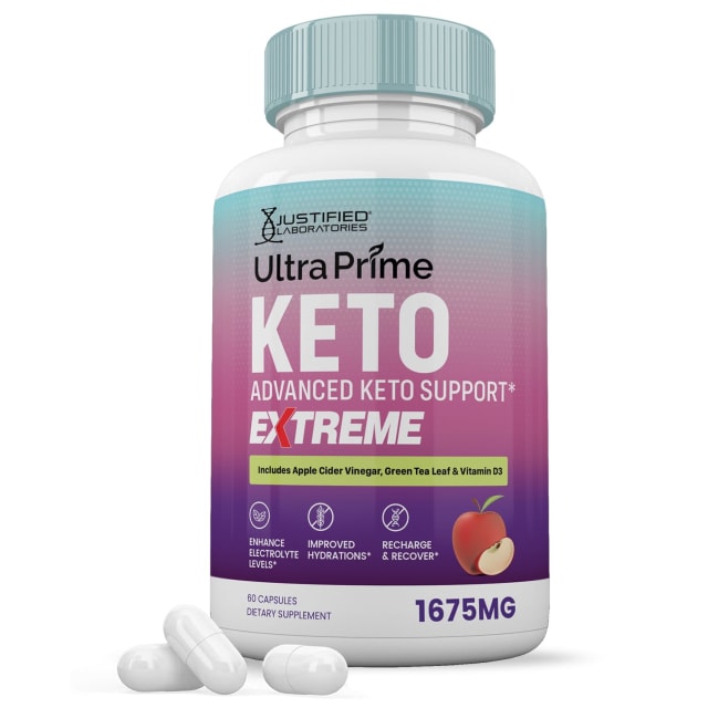 Ultra Prime Keto ACV Extreme Pills 1675MG Keto Support Blend Alternative to UltraPrime Keto ACV Gummies Formulated with Apple Cider Vinegar Extra Virgin Olive Oil Powder Green Tea Leaf 120 Capsules