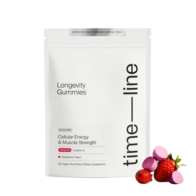 Timeline Mitopure Urolithin A Supplement Gummies - Clinically Proven Support for Healthy Aging and Cellular Renewal - Mitoceutical for Muscle Strength and Longevity