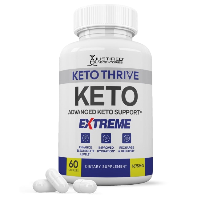 Keto Thrive Keto ACV Extreme Pills 1675MG Keto Support Blend Capsule Alternative to Keto ACV Gummies Formulated with Apple Cider Vinegar Extra Virgin Olive Oil Powder Green Tea Leaf 60 Capsules