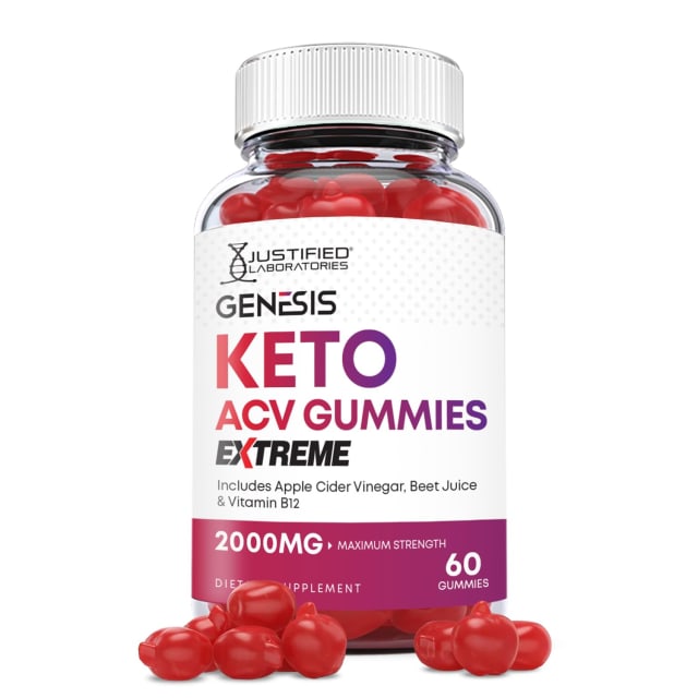 Genesis Keto ACV Gummies Extreme Formula 2000MG Vegan Non GMO with Pomegranate Juice Beet Root B12 60 Gummys | Vitamin B12 Genesis Keto ACV Gummies Extreme Formula 2000MG Vegan Non GMO with Pomegranate Juice Beet Root B12 60 Gummys - Vitamin B12