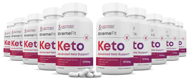 Justified Laboratories (10 Pack) Xtreme Fit Keto ACV Pills 1275MG Formulated with Apple Cider Vinegar Keto Support Blend Alternative to Gummies 600 Capsules