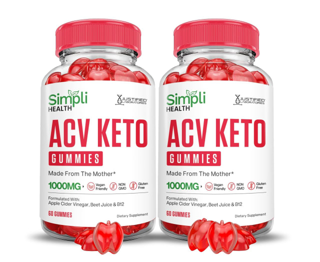 Justified Laboratories (2 Pack Simpli Health Keto ACV Gummies Advanced Formula 1000MG Apple Cider Vinegar Formulated with Pomegranate Beet Juice Powder B12 Vegan Non GMO 120 Gummys | Vitamin B12 Justified Laboratories (2 Pack Simpli Health Keto ACV Gummies Advanced Formula 1000MG Apple Cider Vinegar Formulated with Pomegranate Beet Juice Powder B12 Vegan Non GMO 120 Gummys - Vitamin B12