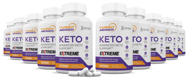 (10 Pack) Turbo Ripped Keto ACV Extreme Pills 1675MG Keto Support Blend Capsule Alternative Keto ACV Gummies Formulated with Apple Cider Vinegar Extra Virgin Olive Oil Powder Green Tea 600 Capsules