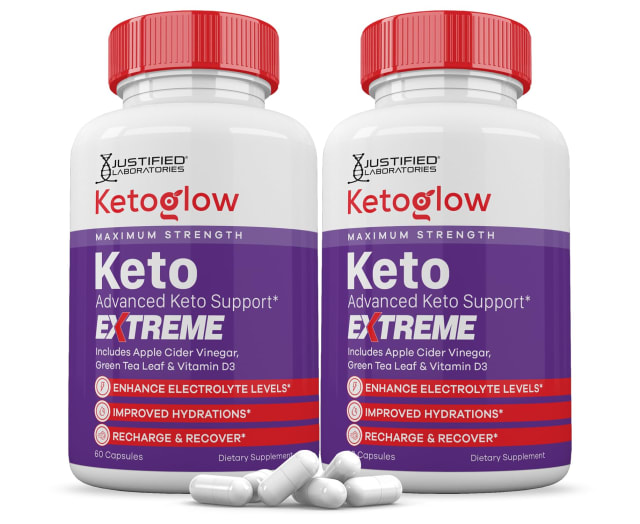 (2 Pack) Keto Glow Keto ACV Extreme Pills 1675MG Keto Support Blend Alternative to KetoGlow Keto Gummies Includes Apple Cider Vinegar Extra Virgin Olive Oil Powder Green Tea Leaf 120 Capsules