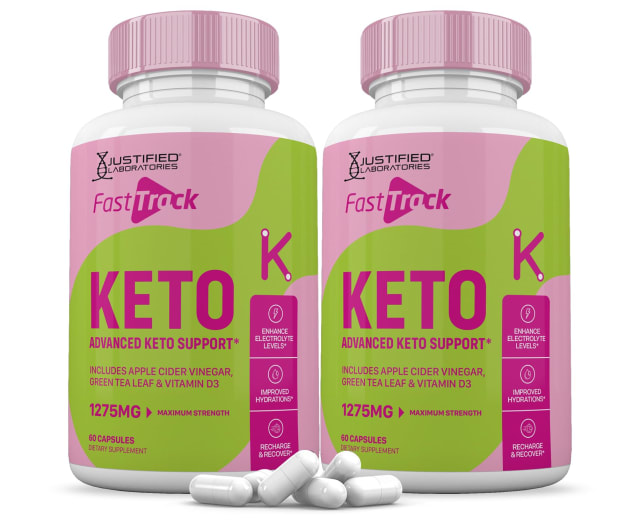 (2 Pack) Fast Track Keto ACV Pills 1275MG Keto Support Blend Alternative to Fasttrack Keto ACV Gummies Formulated with Apple Cider Vinegar Extra Virgin Olive Oil Powder Green Tea Leaf 120 Capsules