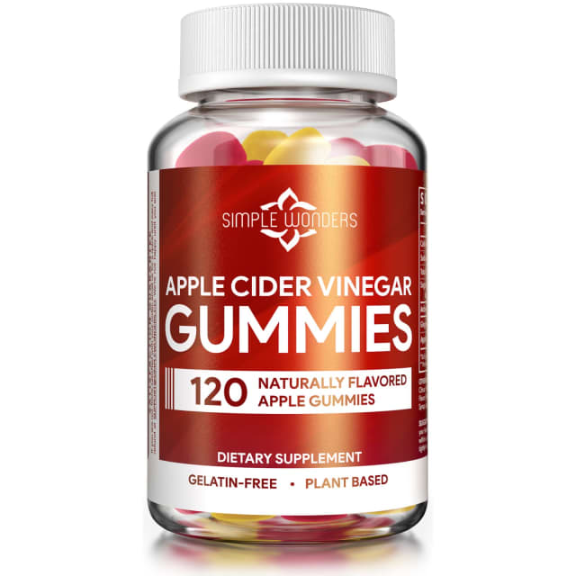 Apple Cider Vinegar Gummies with The Mother - ACV Gummies for Detox, Cleansing & Immune Support - Made with Black Carrot & Ginger Dry Extract - Pectin Based, Non-GMO, Gluten-Free (120 Gummies) | Elderberry Apple Cider Vinegar Gummies with The Mother - ACV Gummies for Detox, Cleansing & Immune Support - Made with Black Carrot & Ginger Dry Extract - Pectin Based, Non-GMO, Gluten-Free (120 Gummies) - Elderberry