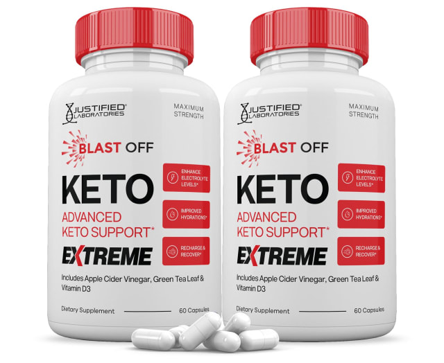 (2 Pack) Blast Off Keto ACV Extreme Pills 1675MG Keto Support Blend Alternative to Blast Off Keto Gummies Includes Apple Cider Vinegar Extra Virgin Olive Oil Powder Green Tea Leaf 120 Capsules