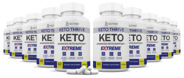 (10 Pack) Keto Thrive Keto ACV Extreme Pills 1675MG Keto Support Blend Capsule Alternative Keto ACV Gummies Formulated with Apple Cider Vinegar Extra Virgin Olive Oil Powder Green Tea 600 Capsules