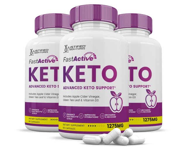 (3 Pack) Fast Active Keto ACV Pills 1275MG Keto Support Blend Alternative to Fastactive Keto ACV Gummies Formulated with Apple Cider Vinegar Extra Virgin Olive Oil Powder Green Tea Leaf 180 Capsules