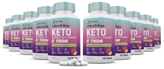 (10 Pack) Ultra Prime Keto ACV Extreme Pills 1675MG Keto Support Blend Alternative to UltraPrime Keto Gummies Includes Apple Cider Vinegar Extra Virgin Olive Oil Powder Green Tea Leaf 600 Capsules