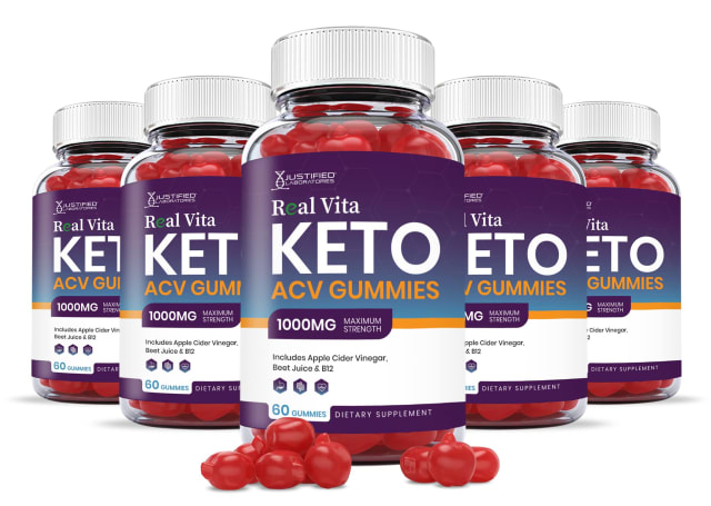 (5 Pack) Real Vita Keto ACV Gummies 1000MG with Pomegranate Juice Beet Root B12 300 Gummys | Vitamin B12 (5 Pack) Real Vita Keto ACV Gummies 1000MG with Pomegranate Juice Beet Root B12 300 Gummys - Vitamin B12