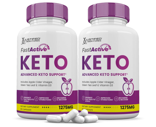 (2 Pack) Fast Active Keto ACV Pills 1275MG Keto Support Blend Alternative to Fastactive Keto ACV Gummies Formulated with Apple Cider Vinegar Extra Virgin Olive Oil Powder Green Tea Leaf 120 Capsules