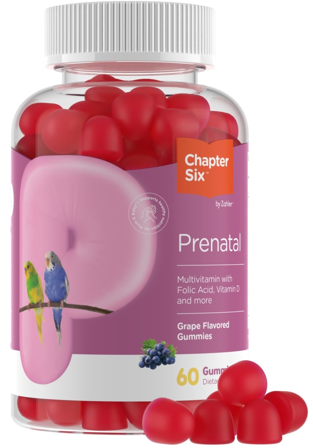 Zahler - Womens Prenatal Gummies - Grape Flavor - Prenatal Vitamins for Women with Folic Acid - Vegetarian & Kosher Pregnancy Vitamins - Womens Prenatal Multivitamin with A C D3 E B6 B12-60 Count | Vitamin B12 Zahler - Womens Prenatal Gummies - Grape Flavor - Prenatal Vitamins for Women with Folic Acid - Vegetarian & Kosher Pregnancy Vitamins - Womens Prenatal Multivitamin with A C D3 E B6 B12-60 Count - Vitamin B12