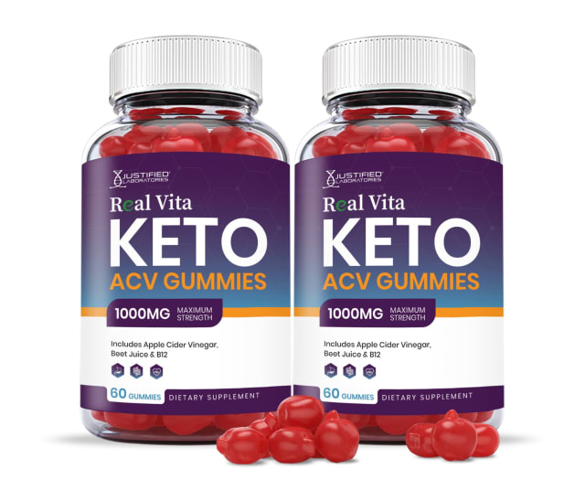 (2 Pack) Real Vita Keto ACV Gummies 1000MG with Pomegranate Juice Beet Root B12 120 Gummys | Vitamin B12 (2 Pack) Real Vita Keto ACV Gummies 1000MG with Pomegranate Juice Beet Root B12 120 Gummys - Vitamin B12