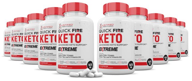 (10 Pack) Quick Fire Keto ACV Extreme Pills 1675MG Keto Support Blend Alternative to QuickFire Keto Gummies Includes Apple Cider Vinegar Extra Virgin Olive Oil Powder Green Tea Leaf 600 Capsules