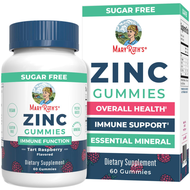 MaryRuth Organics Zinc Gummies | Zinc Supplements | Immune Support Supplement | Essential Mineral | Pectin Based | Overall Health & Wellness | Ages 14 & Up | Vegan | Non GMO | 30 Servings | Elderberry MaryRuth Organics Zinc Gummies | Zinc Supplements | Immune Support Supplement | Essential Mineral | Pectin Based | Overall Health & Wellness | Ages 14 & Up | Vegan | Non GMO | 30 Servings - Elderberry