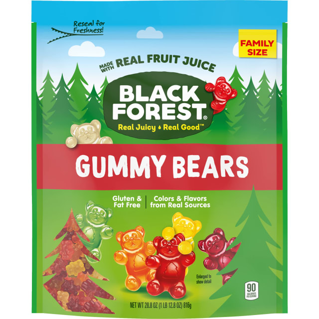 Black Forest Gummy Bears Candy, 28.8 Ounce Resealable Bag (Pack of 1), 28.8oz (Pack of 1), Old