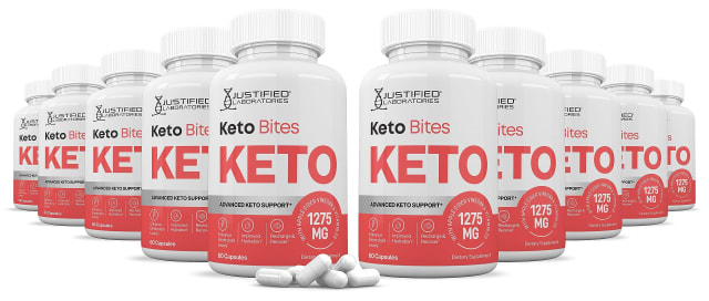 Justified Laboratories (10 Pack) Keto Bites ACV Pills 1275MG Formulated with Apple Cider Vinegar Keto Support Blend Alternative to Gummies 600 Capsules