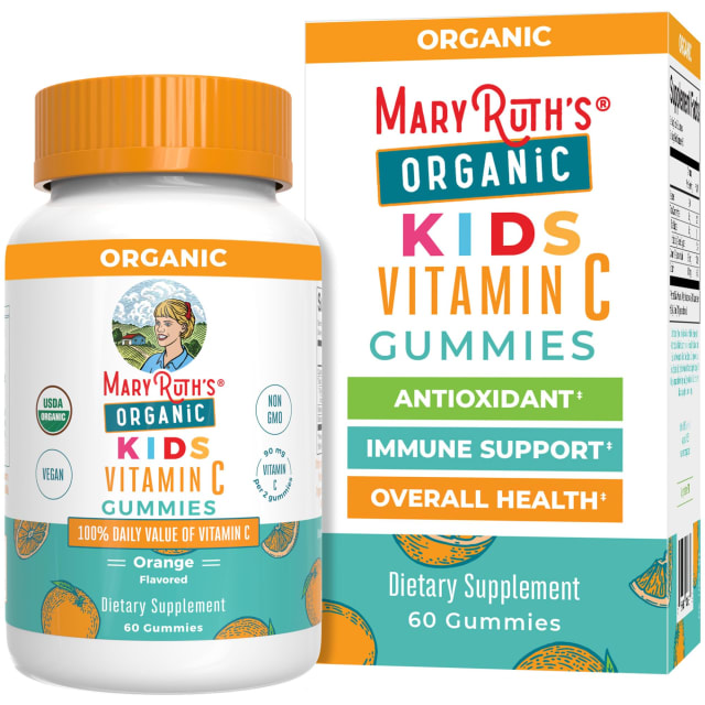 MaryRuth Organics Kids Vitamin C Gummies | Supplement for Immune Support & Overall Health | Vitamin C for Kids Ages 4+ | USDA Organic | Vegan | Non-GMO | 60 Servings | Elderberry MaryRuth Organics Kids Vitamin C Gummies | Supplement for Immune Support & Overall Health | Vitamin C for Kids Ages 4+ | USDA Organic | Vegan | Non-GMO | 60 Servings - Elderberry