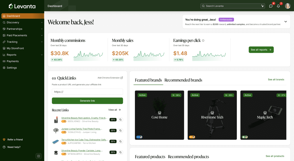 Levanta Screenshot