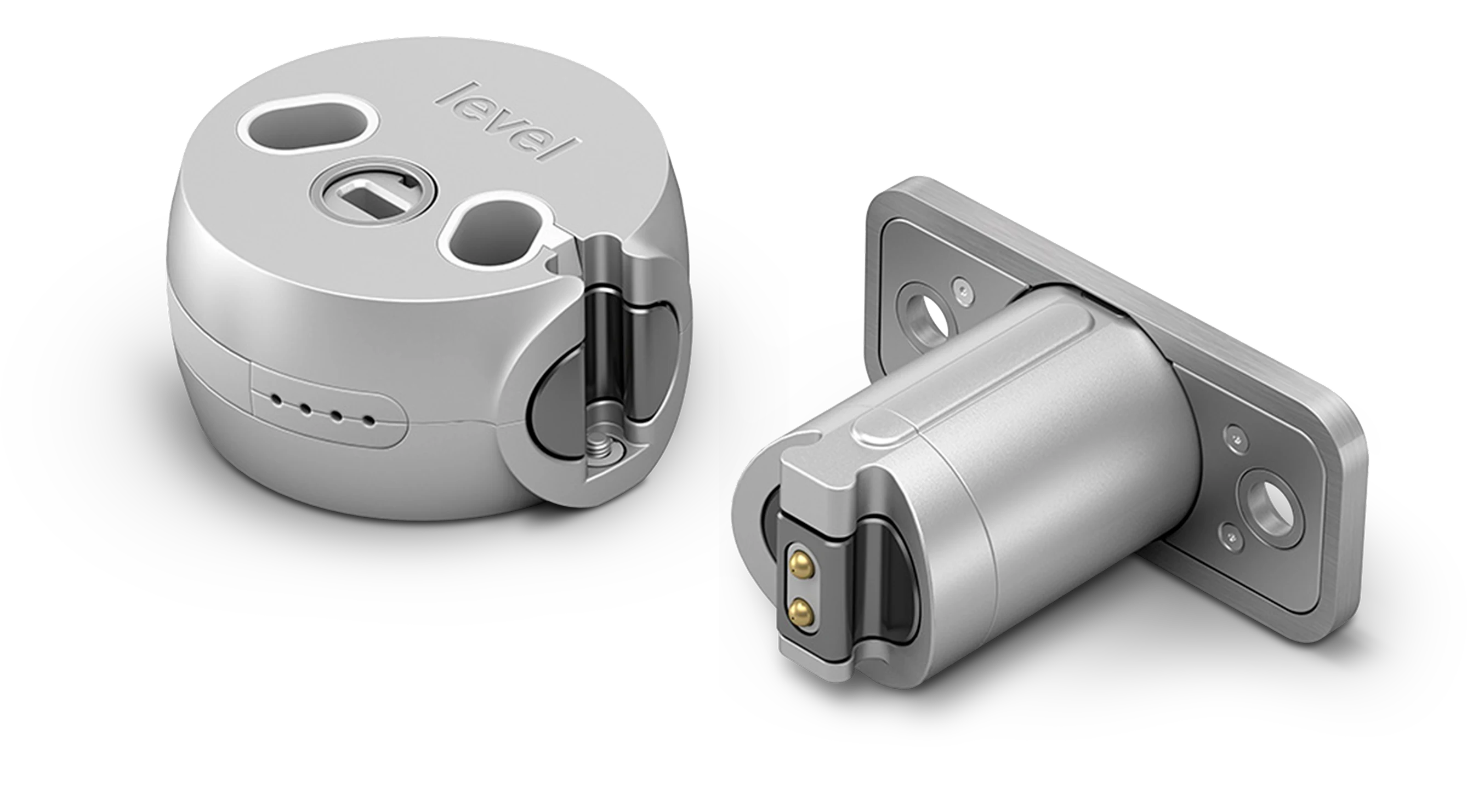 Level Bolt invisible no-drill smart lock for apartments installed inside existing deadbolt