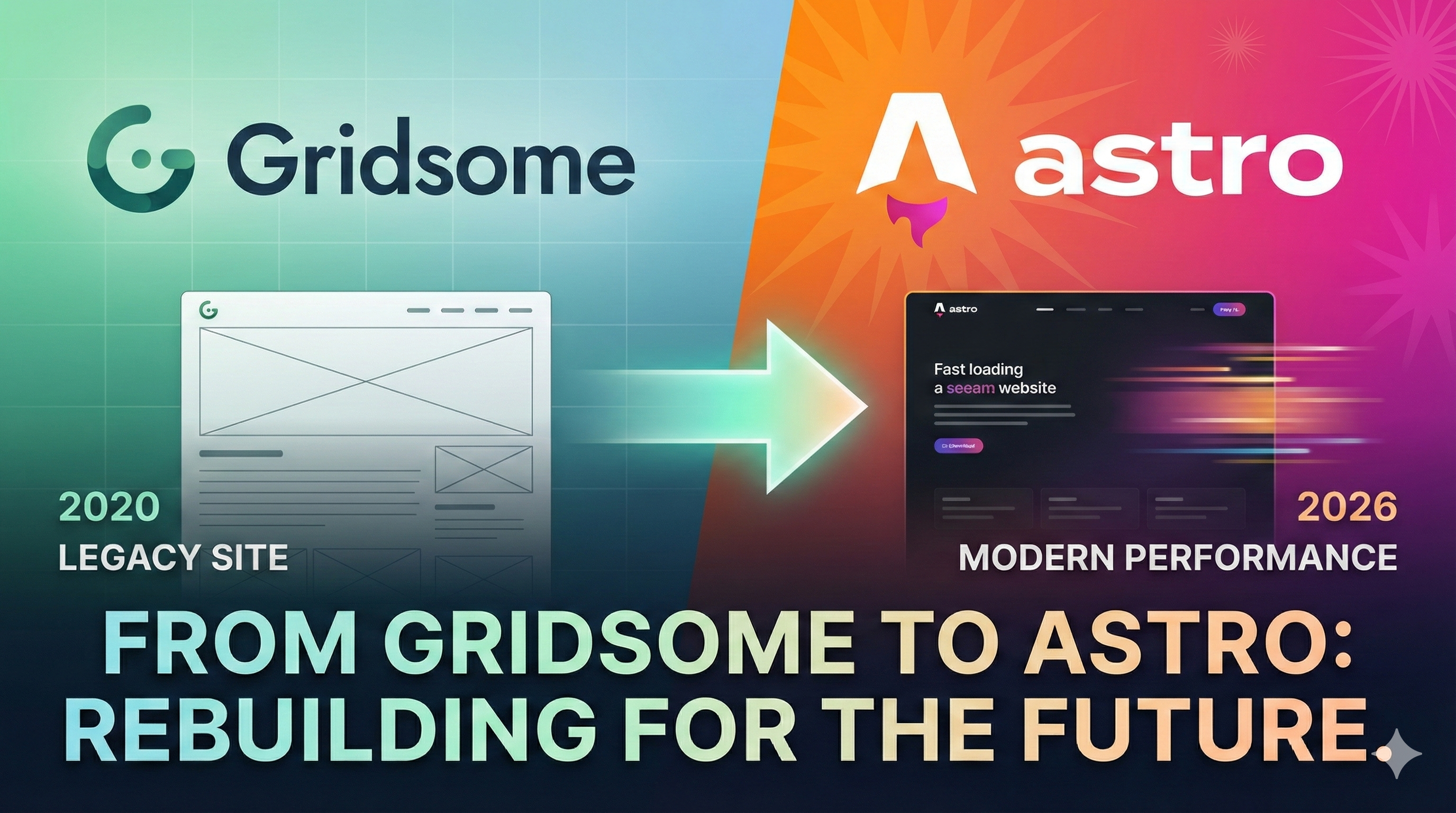 From Gridsome to Astro: Rebuilding My Personal Site for the Next Phase