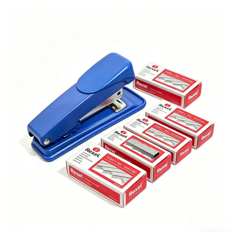 Stapler with 5 boxes of Staples