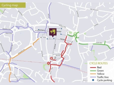 ocation map of The Lexicon Bracknell