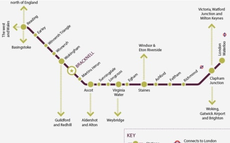 ocation map of The Lexicon Bracknell