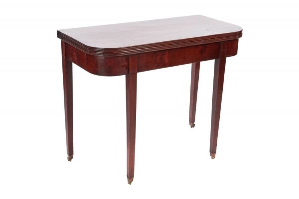 George Iii Mahogany Tea Table