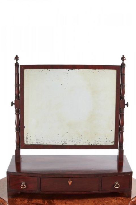Georgian Mahogany Ladies Dressing Table Mirror