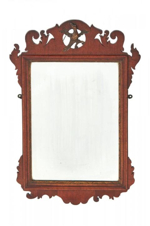 George Iii Mahogany Wall Mirror