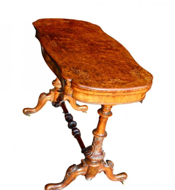 Victorian Walnut Card Table