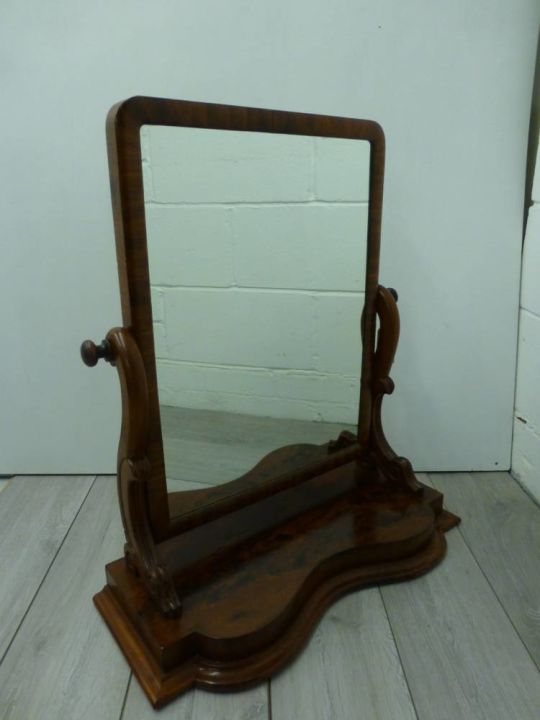 Large Antique Toilet/ Dressing Table Mirror