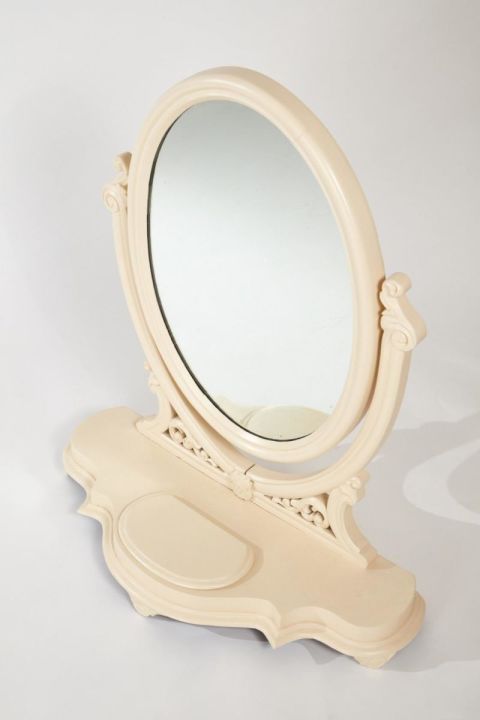 Victorian Painted Dressing Table Mirror C.1860