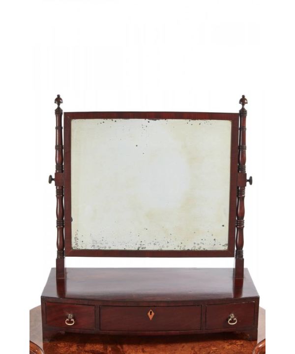 Georgian Mahogany Ladies Dressing Table Mirror