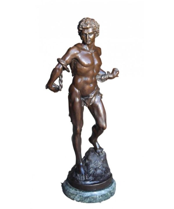 Bronze Sculpture Of Greek/roman Man
