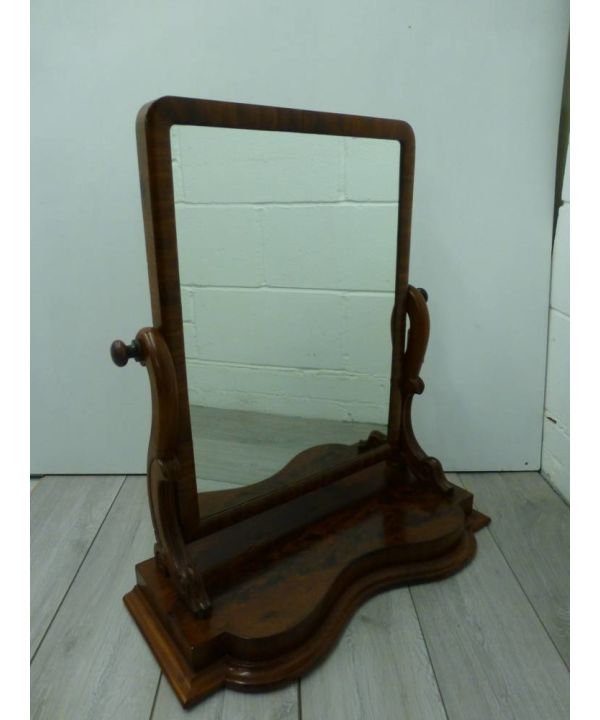 Large Antique Toilet/ Dressing Table Mirror