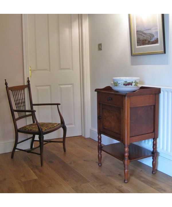 Antique Nightstand With Pot Cupboard