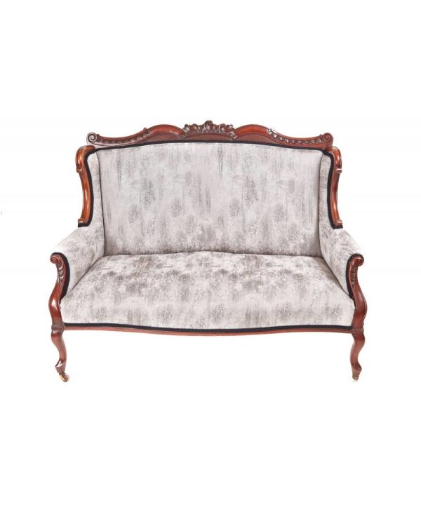 Antique Carved Settee