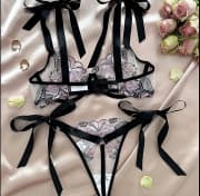 Butterfly Net Bra Set thumbnail 2