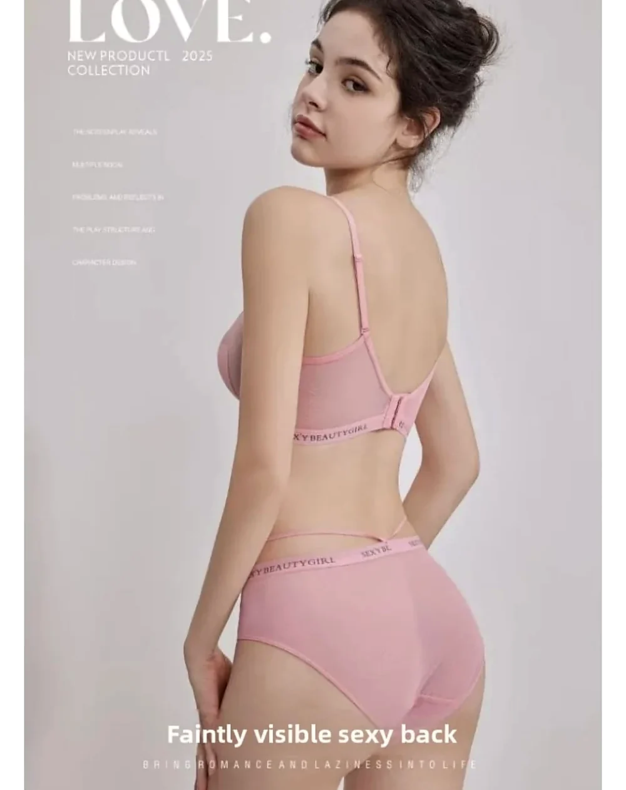 Looming Grace Net Bra Set detail photo 5