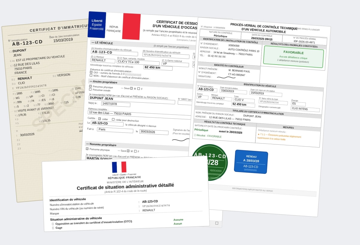 Vendre sa voiture : quels documents faut-il fournir à l'acheteur ?