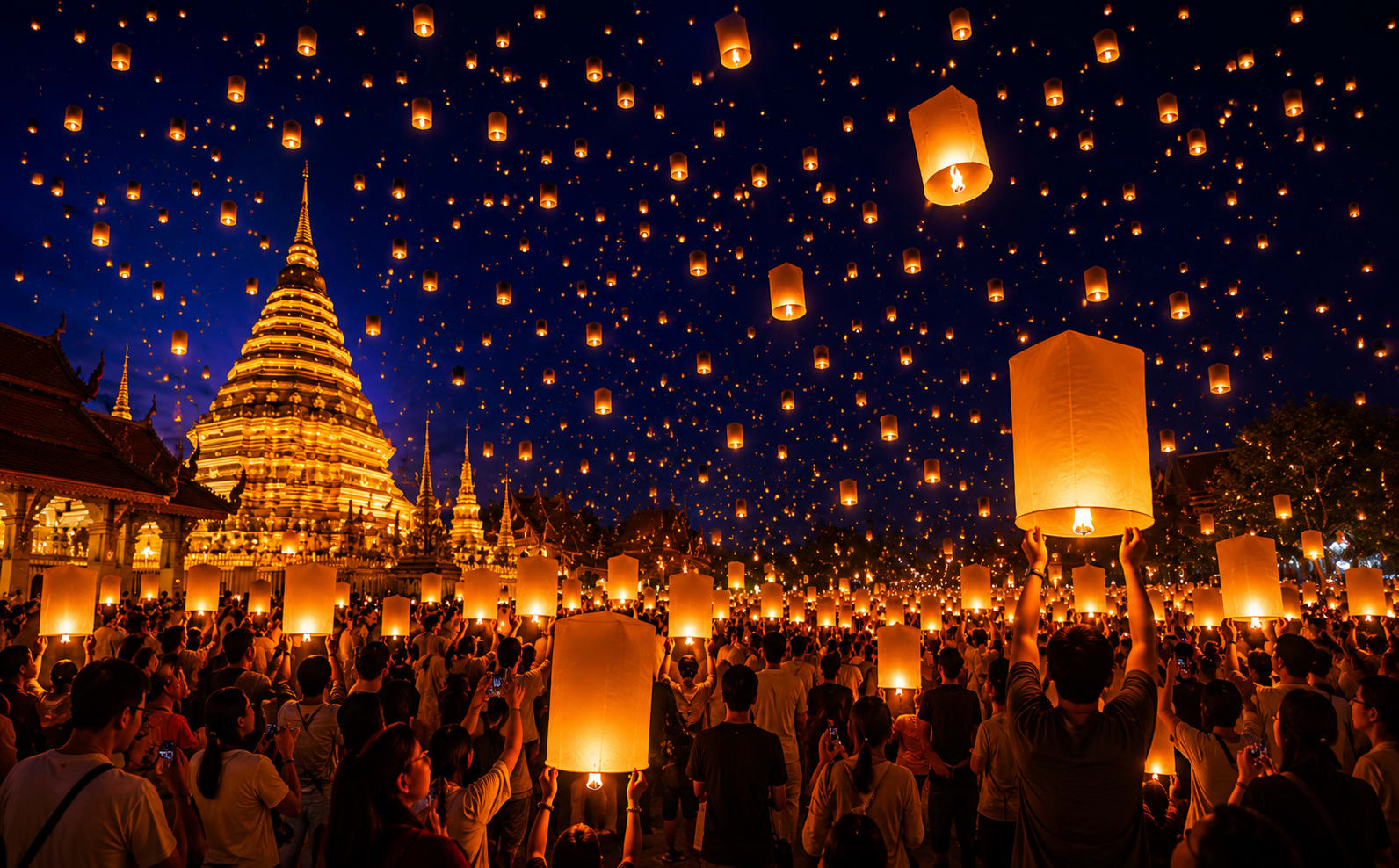 5天4晚 清迈万人天灯节 Chiang Mai Lantern Festival