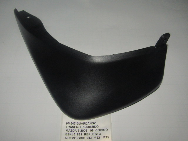 Aleta Guardafango Trasero Izquierdo Mazda 3 2003 - 08 - foto 2