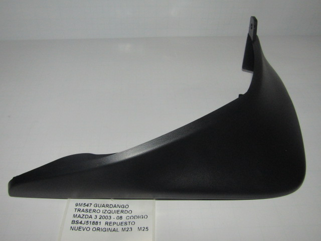 Aleta Guardafango Trasero Izquierdo Mazda 3 2003 - 08 - foto 3